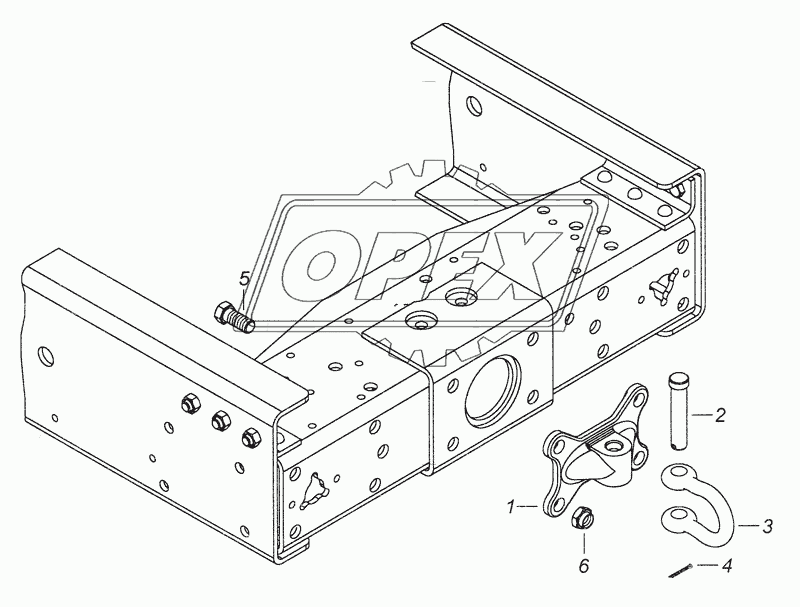 5410-2806040 Установка буксирной проушины